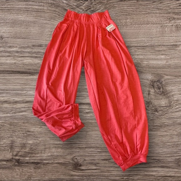 NWT Free People Jump Start Joggers in Scarlett - Picture 7 of 10